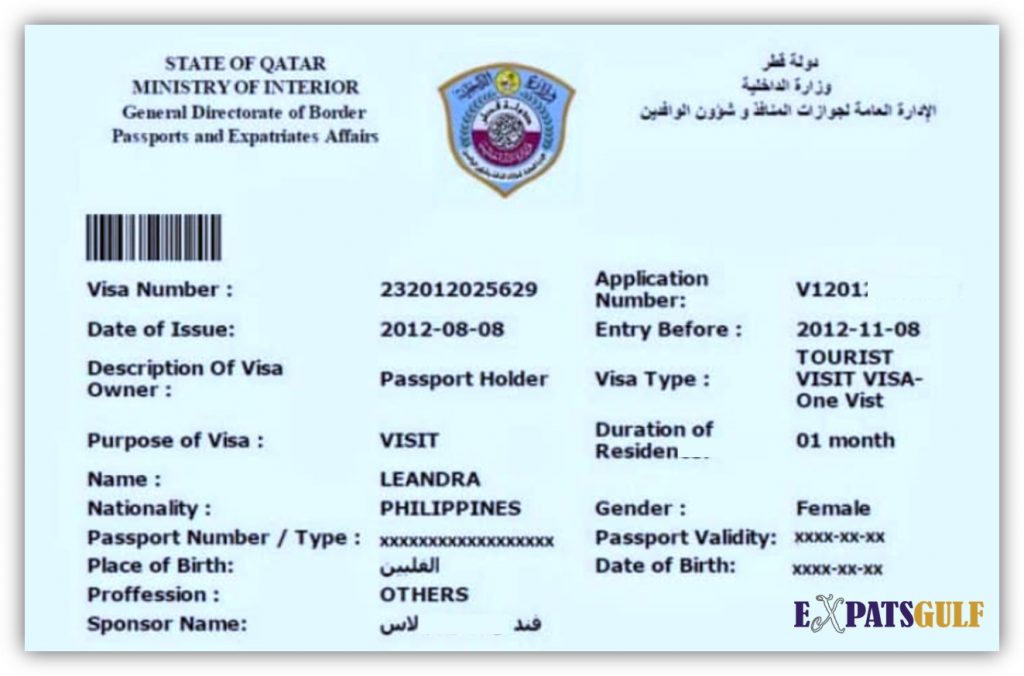 Proper Work Visa for Qatar