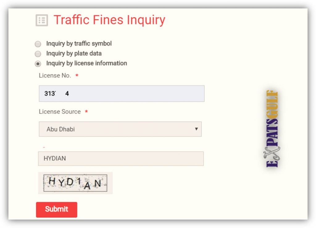 Abu dhabi traffic fines enquiry online
